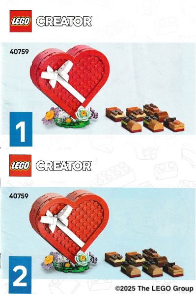 LEGO® Festtagsserie: Valentinstag Geschenk 40759