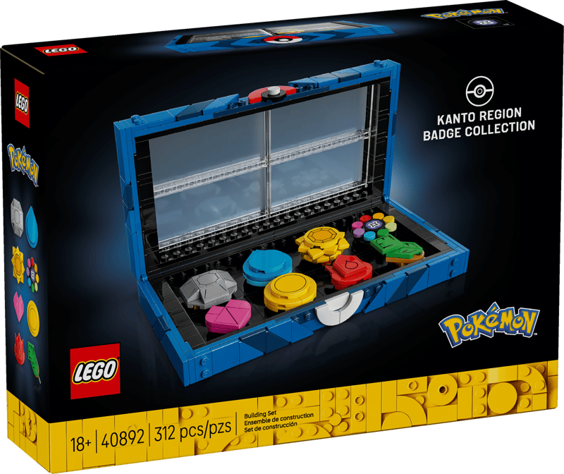 LEGO® Kollektion mit den Orden der Kanto-Region