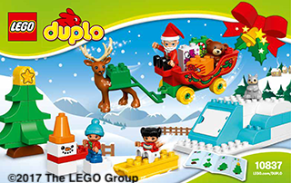 LEGO® Winterspaß mit dem Weihnachtsmann 10837
