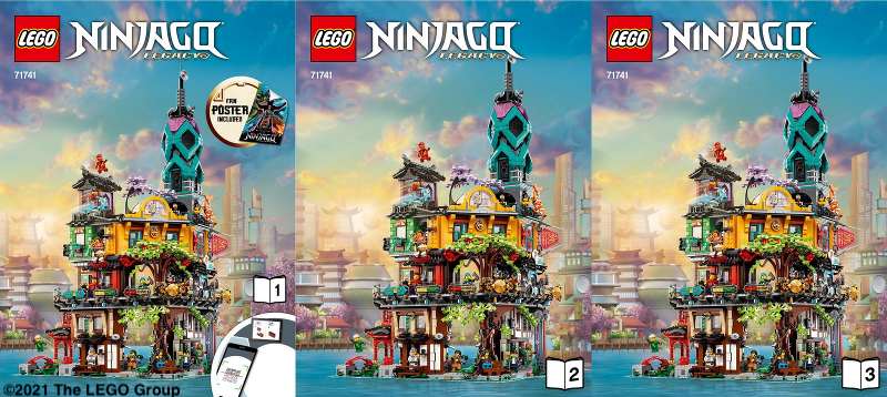 LEGO® Die Gärten von NINJAGO® City 71741