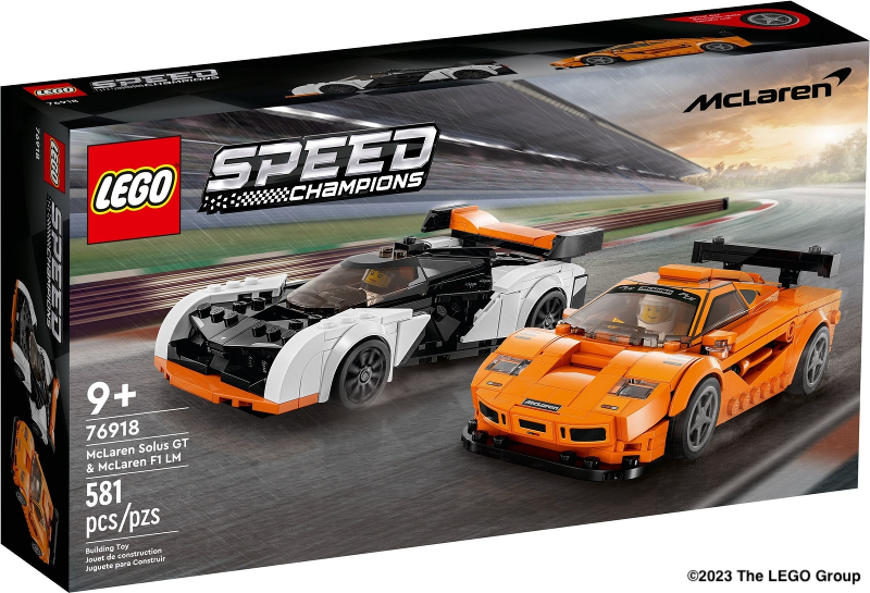 LEGO® McLaren Solus GT & McLaren F1 LM 76918