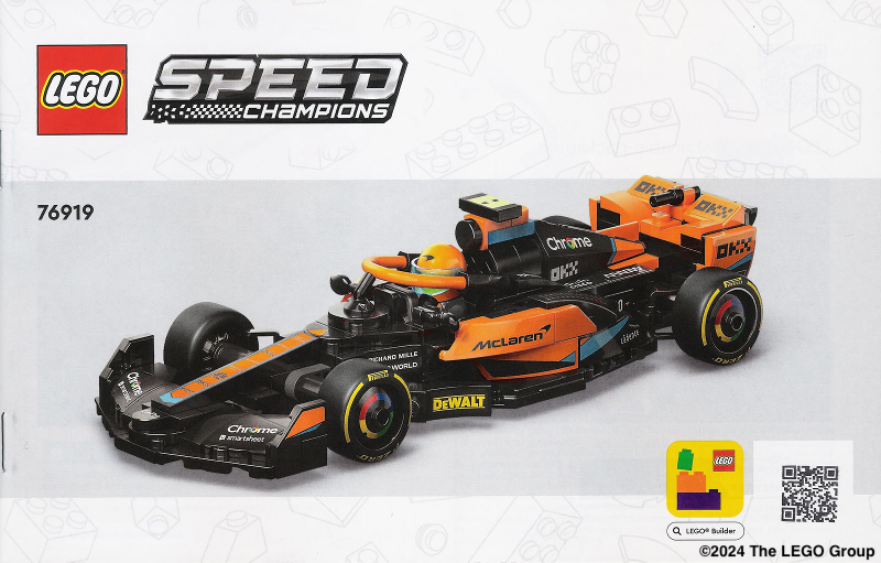 LEGO® McLaren Formel-1 Rennwagen 2023 76919