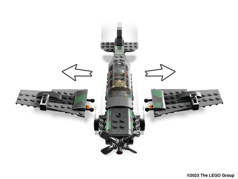 LEGO® Flucht vor dem Jagdflugzeug 77012