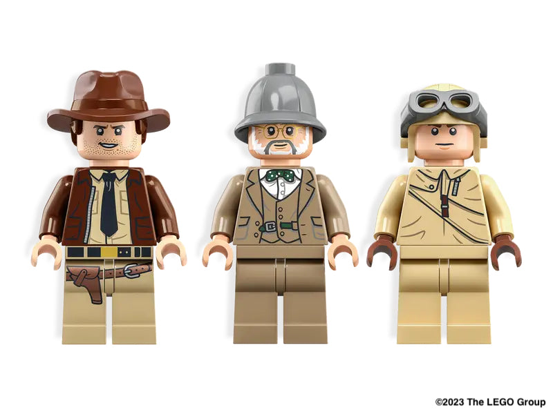 LEGO® Flucht vor dem Jagdflugzeug 77012